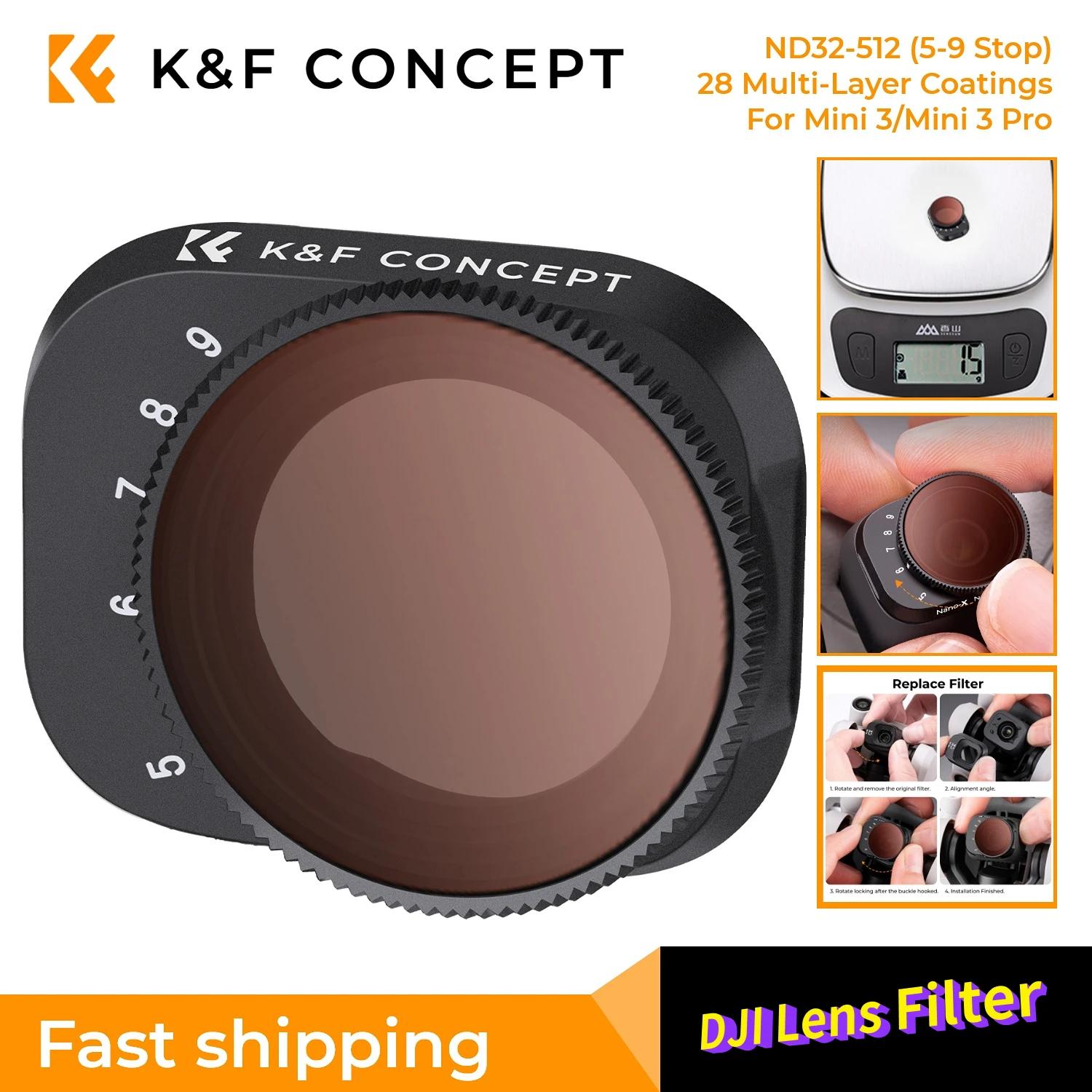 K & F Concept DJI  ̴ 3 ο  ND32-ND512 , ݻ  ׸ ʸ, 28   